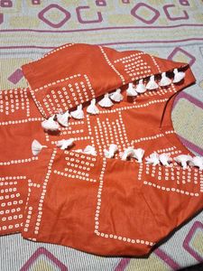 Cotton daily  wear Rust  kurta