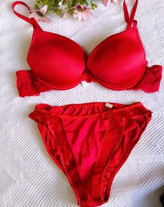 Red Lingerie Set