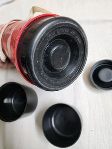 Antique vintage Red Thermos