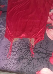 beautiful red nighty 😴