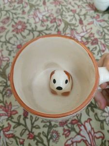 Cute Dog Inside Mug