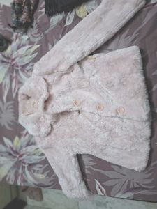 Soft Pink Faux Fur Jacket