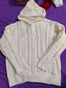 Cozy Knit Hoodie Sweater