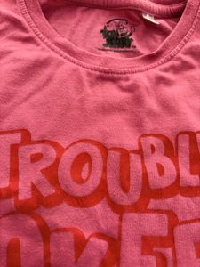 Kids Tshirt for girls | Pink Jerry "Trouble Maker"