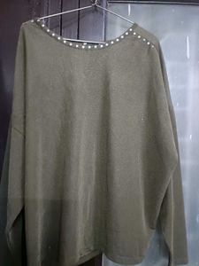 Like New Mehendi Party Top Balloon Style Free Size