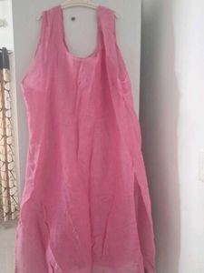 Pink Chikankari Kurta