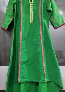 Rangmanch by Pantaloons - Printed Kurta with Asymmetrical Hemline
