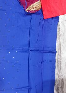 Royal Blue Embroidered Kurta Set