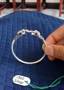 Oxidise Kada 925 Original Silver💫 (wt:11.400g)