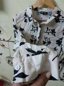 Encore Black And white Shirt