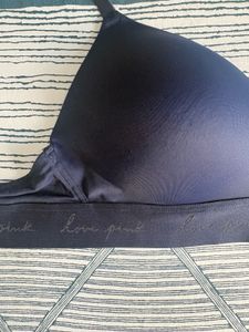 Victoria Secret Luxe Navy Blue Push Up Bra