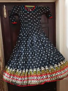 Black Anarkali Gown with jacket