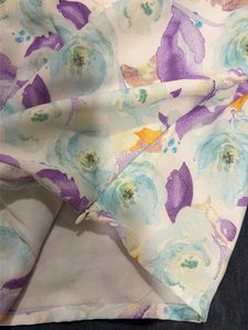 Floral Print Sheer Long Sleeve Top