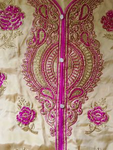Embroidered Kurta only Top