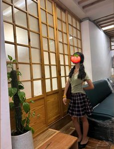 Plaid Pleated Mini Skirt