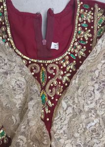 Heavy Work Velvet Dress