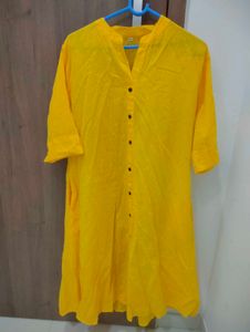 Yellow Kurta Palazzo Set