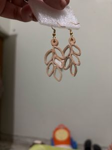 Quilled Leaf Design Earrings