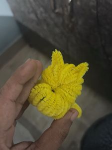 pipe cleaner handmade key chain