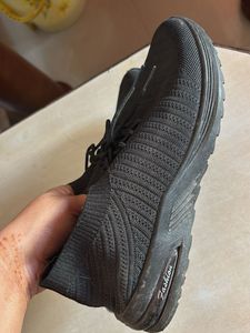 Black Knit Sneakers