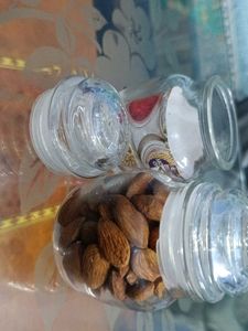 Glass Jar contener with Lid