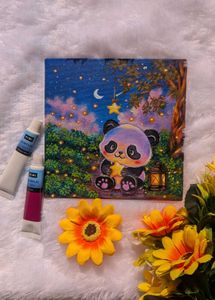Mini Panda Cute Painting