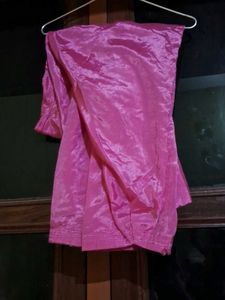 Elegant festive satin kurta and salwar