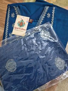 Beautiful Blue Kurta Set with Dupatta