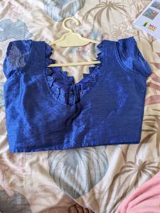 Royal Blue Embellished Blouse