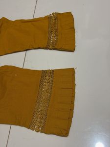 Mustard Yellow Ethnic Pants