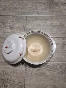 Vintage Melamine Serving Dish with Lid