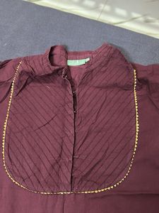 Elegant Maroon Kurta