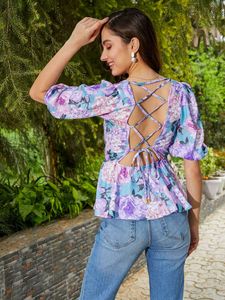 SASSAFRAS Floral Back Criss Cross