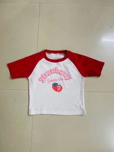 Strawberry Crop Top