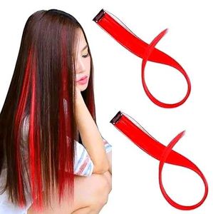 Clip-in 10 colors Hair Streaks all
