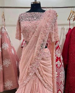 Beautiful Pink Saree
