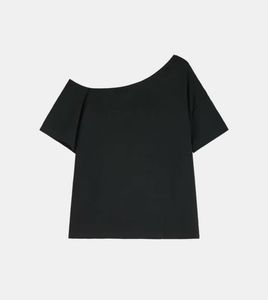 Gothic Fleur-de-lis Graphic Off-Shoulder Top