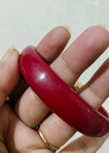 Brand new Gold Bangle with Red Accents