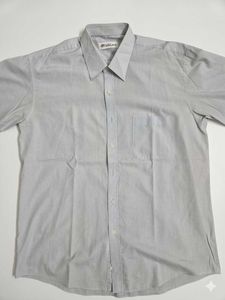 Men's Striped Long Sleeve Dress Shirt
