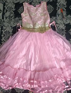 Pink Party Gown for (8-9 Year)
