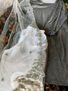 Sparkly Silver Party Outfit