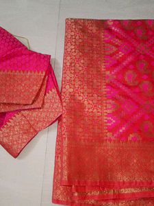 Patola Print Banarsi Saree