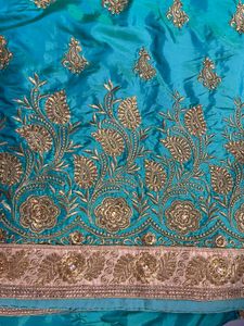 Elegant Blue Silk Saree
