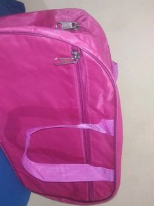 Vibrant Pink Duffle Bag