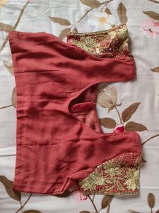 With Blouse Saree And Used