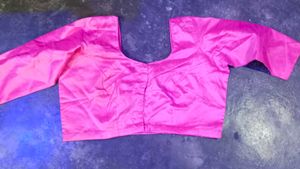 Vibrant Pink Silk Blouse
