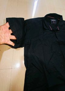 Half Sleeve Black Shirt