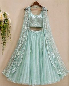 Stunning Mint Green Lehenga Choli