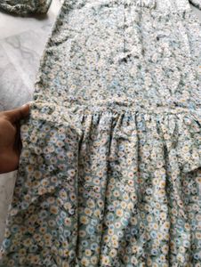 Chic Floral Print Midi Dress