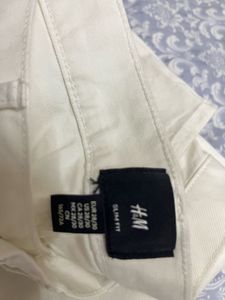 Classic White Denim Jeans
